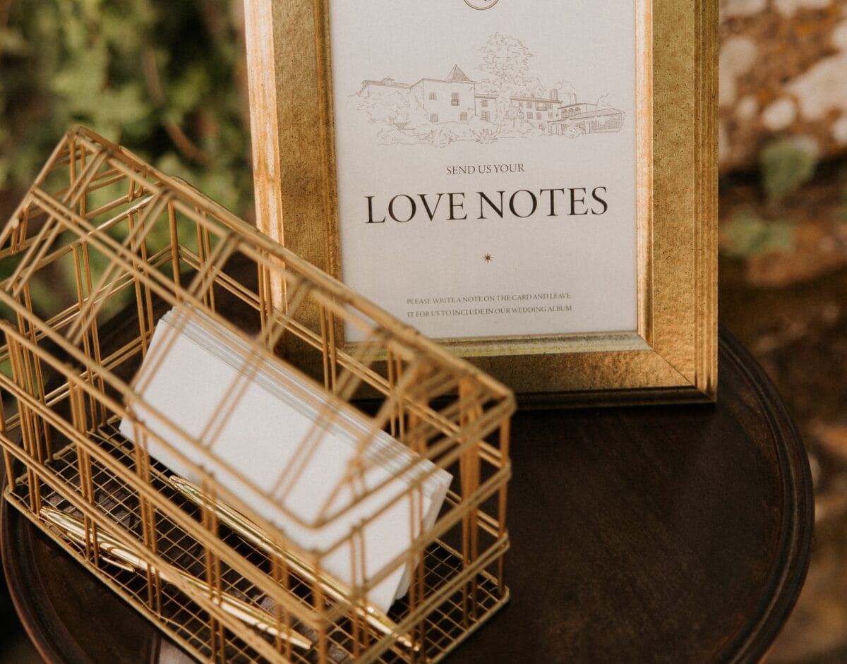 Wedding gift table