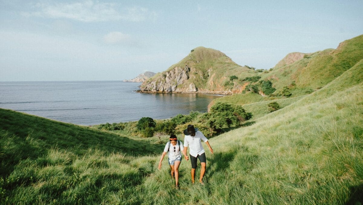 couple hiking