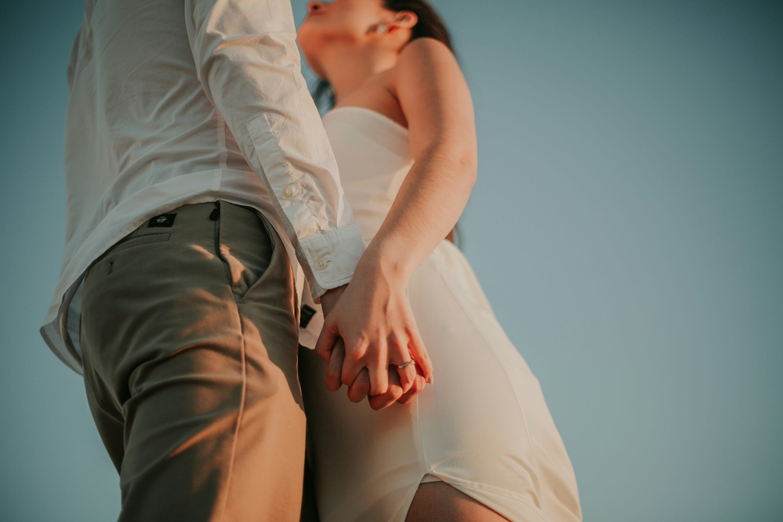 engaged couple
